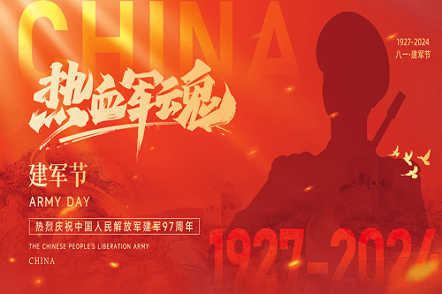 【八一建軍節】鐵血丹心，護我中華！熱烈慶祝中國人民解放軍建軍
